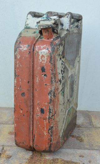 GERMAN WWII WEHRMACHT JERRY CAN / GAS CAN 1943 WAR RELIC KRAFTSTOFF 6