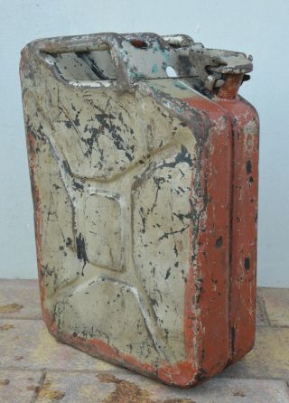 GERMAN WWII WEHRMACHT JERRY CAN / GAS CAN 1943 WAR RELIC KRAFTSTOFF 7