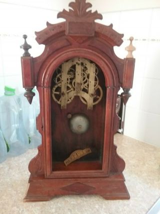 antique ansonia pendulum Clock U.  S.  A 5