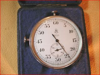 VINTAGE ARTHUR H.  THOMAS LABORATORY TIMER IN FITTED CASE - - - ONE 3