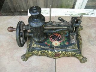 Oldest Hank Crank Sewing Machine I Came Across With Hand Crank