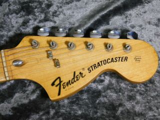 Fender Stratocaster 1975 Natural Rare Vintage Maple Fretboard W/Hard Case 2