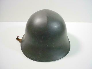 NobleSpirit {3970}WWII Era Swedish M21 High Top Steel Helmet 4
