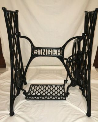 Singer Sewing Machine Treadle Table Cast Iron Stand Legs
