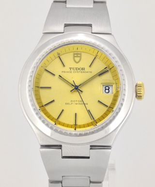 Rare Vintage 1973 Tudor Prince Oysterdate 9101/1 S/steel Mens Wrist Watch