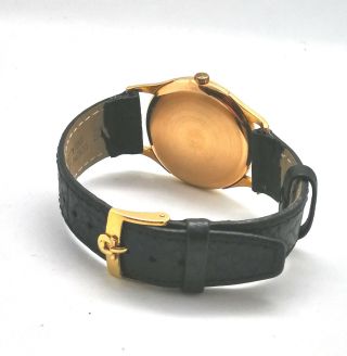 Vintage Omega 18kt solid gold Sector Rose Gold Calatrava - Style Wristwatch 8