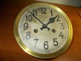 Circa 1900 GUSTAV BECKER 8 DAY TIME& STRIKE WALL REGULATOR CLOCK,  PARTS/RESTORE 6