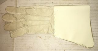 Vintage Us Cavalry Gauntlets Soft Leather