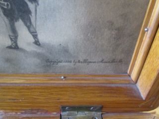 FINE ANTIQUE REGINA OAK TABLE TOP MUSIC BOX PATENT 1896 11 