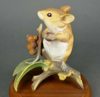 Fine Vtg German Bisque Porcelain Hutschenreuther G.  Granget Mouse Sculpture 3