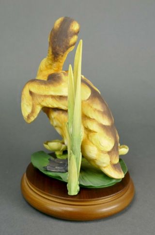 Fine Vtg German Bisque Porcelain Hutschenreuther G.  Granget Baby Duck Sculpture 4