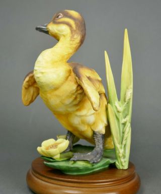 Fine Vtg German Bisque Porcelain Hutschenreuther G.  Granget Baby Duck Sculpture 7