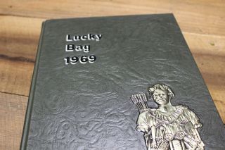 Vintage 1969 Lucky Bag United States Naval Academy Yearbook Navy Military 2