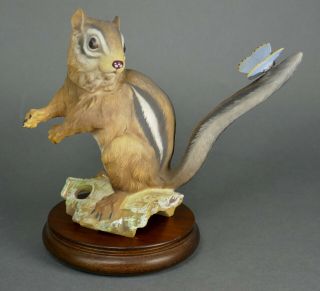Fine Vtg German Bisque Porcelain Hutschenreuther G.  Granget Squirrel Sculpture