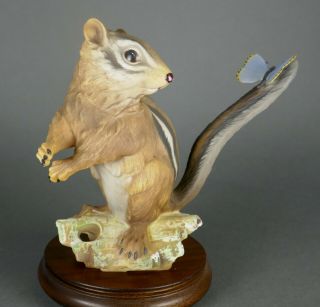Fine Vtg German Bisque Porcelain Hutschenreuther G.  Granget Squirrel Sculpture 3
