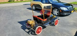 Rare Model T A Go Cart 3 HP Motor Micro Mini Car Restored antique Ford 4