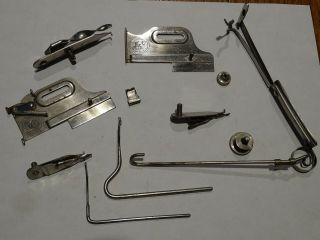 Antique Willcox & Gibbs Treadle Sewing Machine Tools & Parts 14