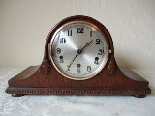Vintage Kienzle Westminster Chiming Napoleon Hat Mantle Clock