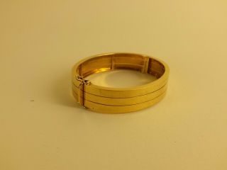 Antique French 18K Yellow Gold Braslet 40 g 3