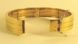 Antique French 18K Yellow Gold Braslet 40 g 5