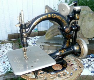 Antique Willcox & Gibbs Sewing Machine,  Very