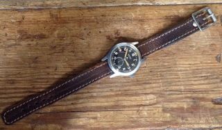 BUREN Grand Prix DIRTY DOZEN - WWW Military Issued WW2 MoD Wrist Watch. 12