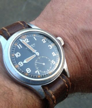 BUREN Grand Prix DIRTY DOZEN - WWW Military Issued WW2 MoD Wrist Watch. 3