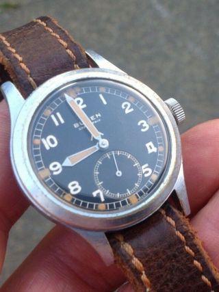 BUREN Grand Prix DIRTY DOZEN - WWW Military Issued WW2 MoD Wrist Watch. 4