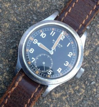 BUREN Grand Prix DIRTY DOZEN - WWW Military Issued WW2 MoD Wrist Watch. 5