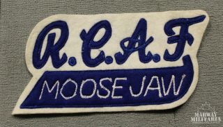 Caf Rcaf Airforce Rcaf Moose Jaw Jacket Crest / Patch (17811)