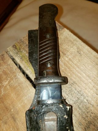 1939 German Ww Ii Bayonet Elite - Diamant With Bayonet Frog