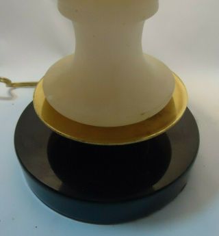 Antique Art Deco Carved Italian Alabaster Urn Table Lamp with 3 - Way Light 23 