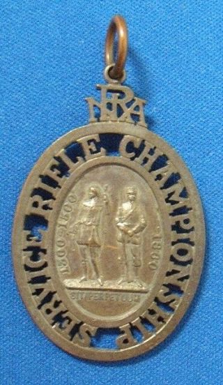 British Nra Service Rifle Championship Medal Dated 1912 National Match