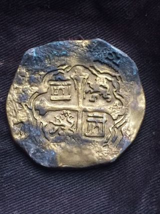 1577 Spanish Coin Gold Antique Treasure Pirate Greek Egyptian 2