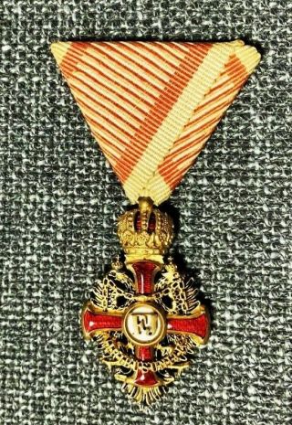 Austrian Order Of Franz Joseph,  Knights Cross Medal,  Ritterkreuz Austo - Hungarian