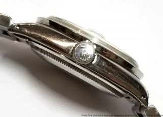 Vintage Mens Rolex 1501 Strong Running T Bird Bezel For Big Wrist 8
