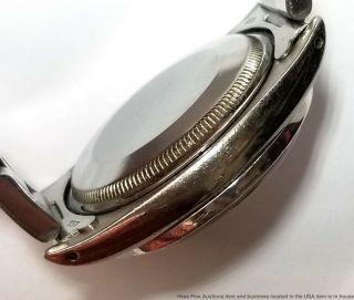 Vintage Mens Rolex 1501 Strong Running T Bird Bezel For Big Wrist 9