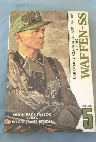 Ww2 German Uniforms Organization & History Of The Waffen Ss Vol 5 Reference Book