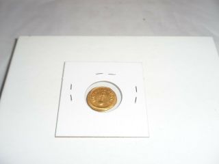 Ancient Byzantine Gold Coin AV Semissis 610 - 641 AD Emperor Heraclius 2.  1 grams 4