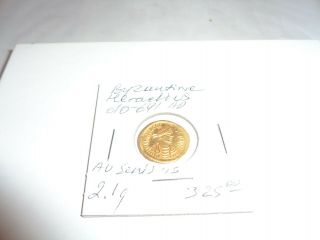 Ancient Byzantine Gold Coin AV Semissis 610 - 641 AD Emperor Heraclius 2.  1 grams 7