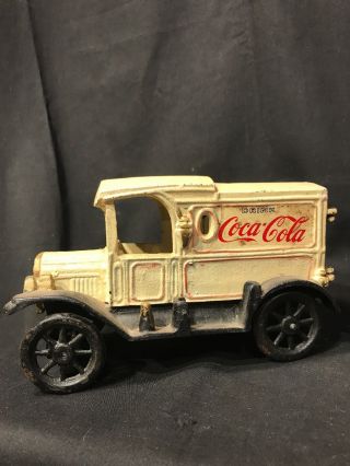 OLD Coca - Cola CAST IRON Delivery Truck VINTAGE Collectible HEAVY 5,  LBs 3