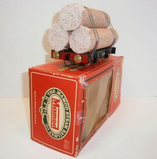 Vintage The Mamod Steam Railway Co.  (England) Log Car - MIB 2
