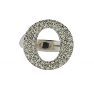 Tiffany & Co Elsa Peretti Sevillana Diamond Platinum Ring