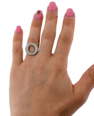 Tiffany & Co Elsa Peretti Sevillana Diamond Platinum Ring 5