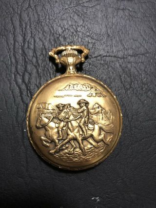 Vintage Seth Thomas Pocket Watch Hunter Case Eb 8810 Swiss 17 Jewels