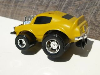 Vintage 1970 ' s Kenner SSP Mini - C Pull Cord Camaro Yellow 2