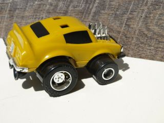 Vintage 1970 ' s Kenner SSP Mini - C Pull Cord Camaro Yellow 4