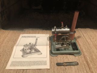 Vintage Jensen Live Steam Engine Model 76 With Instructions,