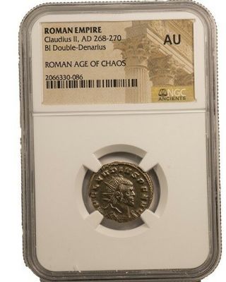 Claudius Ii Gothicus,  Ancient Roman Coin,  Ngc (au)