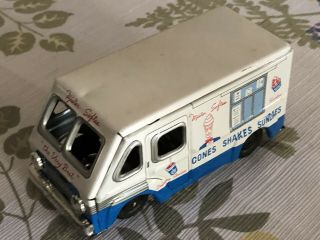 Vintage Mister Softee Ice Cream Friction Tin Truck Last One Out Of Case 1960’s